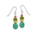 .925 Silver Multi-Stone Earrings
