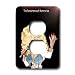 Londons Times Funny Panel Hollywood Cartoons - Persistence Of Mammories By Salvador Dali Parton - Light Switch Covers - 2 plug outlet cover Image