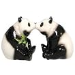 93455 Westland Giftware Mwah Magnetic Pandas Salt and Pepper Shaker Set, 2-3/4-Inch