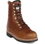 Georgia Boot Men's G70 8" Work Lacer,Walnut Barracuda SPR Leather,9 W