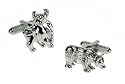 Bull & Bear for the Stock Broker - Mens Gents Novelty Designer Fashion Cufflinks - Includes Gift Box