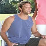 1976 - Small - Sunburst 6 oz Pigment-Dyed Cotton Tank Top by Authentic Pigment