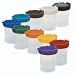 Sargent Art 22-1610 No-Spill Paint Cups with Color-Coded Lids, Set of 10