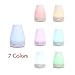 Essential Oil Aromatherapy Diffuser - 100 ml Cool Mist Ultrasonic Humidifier with Adjustable Mist Mode, 7 Color LED Lights Changing, Waterless Auto Shut-off Portable for Home Office Spa Bedroom