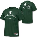 Michigan State Spartans Nike Youth Short Sleeve T-Shirts - Football Practice