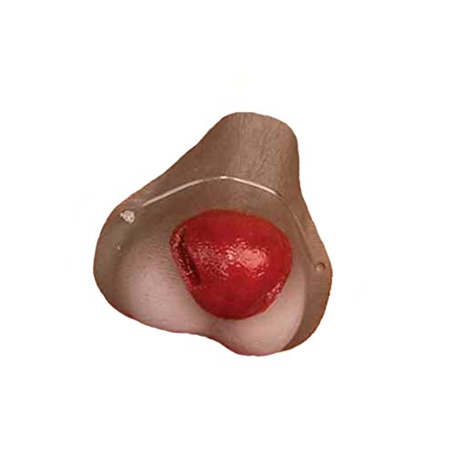 Adult Rudolph Red Reindeer Latex Nose Christmas Costume Accessory