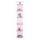 Whitmor 6405-1526-PINK Youth Soft Storage Hanging Store-all Organizer, Pink