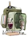 Picnic Time Meritage Insulated Triangular Wine and Cheese Tote