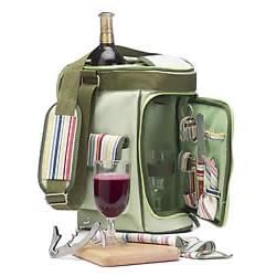Meritage Riviera Edition Triangular Insulated Wine and Cheese Tote