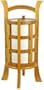 Zen Simple Asian D�cor Lighting -1.5ft. Kharbarosk Japanese Paper Lantern Oriental Table Lamp - Honey