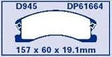 EBC Brakes DP61664 Greenstuff Street Sport Disc Pad