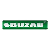  BUZAU ST  STREET SIGN CITY ROMANIA