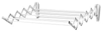 Polder 36101C Wall-Mount Accordion-Style 24-Inch Clothes Dryer, White