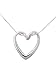 Sterling Silver Loop Heart Pendant