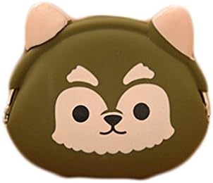 Ilucky Hot Multi-color Cute Wallet Kawaii Womens'/girls' Gifts Cartoon Animal Silicone Jelly Coin Purse Bag Cover Case (green)