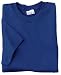 NEW Hanes Beefy-T - 100% Cotton T-Shirt with Pocket Deep Royal-L