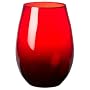 Artland Midnight Rouge Stemless Tall, Set of 4