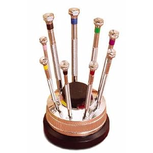 SCREWDRIVERS WATCHMAKER SET OF 9 by Grobet