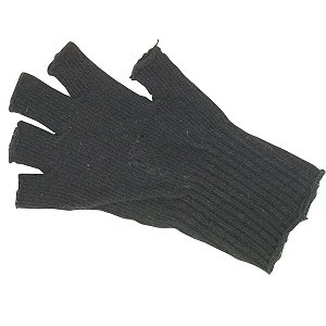 Black Wool Gloves