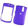 RIM BlackBerry Curve 8300 8310 8320 8330 Rubberized Snap On Protector Hard Case Purple