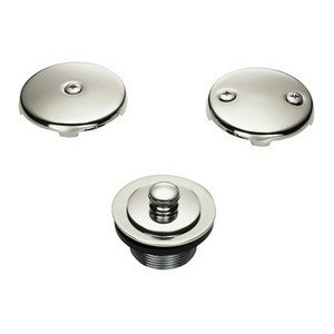 Danze D490637PNV Lift and Turn Tub Drain Conversion Kit, Polished Nickel PVD