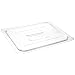 Cambro 20CWCH 12-3/4" Length x 10-7/16" Width, Camwear Clear Half Size Lid with Handle (Pan Sold Separately)