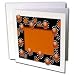 Beverly Turner Sports Design - Orange and Black Basketball - Greeting Cards-6 Greeting Cards with envelopes