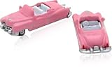 Classic Car Cufflinks 1950s in Pink