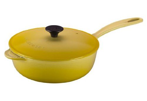 Le Creuset Enameled Cast-Iron Saucier Pan, 3-Quart, Soleil On Sale