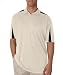 High Quality Adult Cool N Dry Sport Moisture Management Polo Shirt - Stone/Black