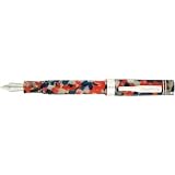 Conklin Endura Patriot Red/Silver Fountain Pen Fine