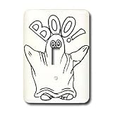 Halloween - Haloween Ghost - Light Switch Covers - single toggle switch