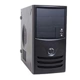 Matx Mini TOWER/350AJ2 Ps/fan/usb 2.0/AUDIO/AIR Duct/bk