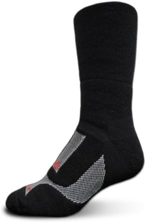 LifeSocks Lifestyle Plus Merino Socks with Seacell Active, Black, Medium