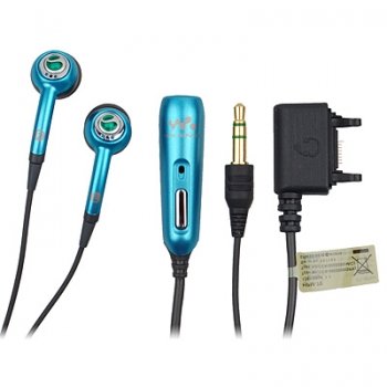 Childrens Toyshop  Electronics : Sony Ericsson® Stereo Portable Handsfree HPM-70 W/ Fast Port Jack Connector (Electric Blue) For SE W910i