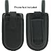 Electronics : Universal Small Swivel Blk Leather Pouch