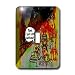 Londons Times Funny Music Cartoons - HOT Vacations In California - Light Switch Covers - single togg