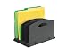 MMF Industries Vertical Four-Compartment Steel File Organizer with Punch Out Handle (29304)