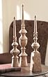 Finial Decorative Home and Garden Accents (set of 3)