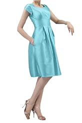 Short Taffeta Bridesmaid Dress/Party Dress 