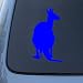KANGAROO - Australia Animal - Vinyl Car Decal Sticker #1722 | Vinyl Color: Blue