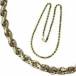 14Kt. Yellow Gold. Men's Gold Rope Chain
