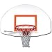Gared Steel Front Mount Backboard White (EA)