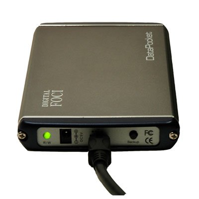 Digital Foci DataPocket 80 GB External Hard Drive (Brushed Silver)