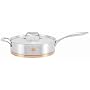 Marco Pierre White Stainless Steel, Copper Base 28cm Saute Pan (with helper handle)