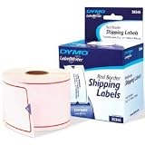 DYMO White Shipping Labels W/ Color Border/300 Per Roll/1 Roll Per Box