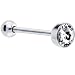 Crystal 7mm Austrian Crystal Barbell Tongue Ring