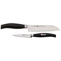 J.A. Henckels Twin Five Star 2-Piece Hollow Edge Knife Set