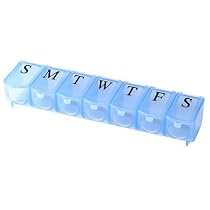 Apex 7-Day Pill Organizer, Ultra Bubble-Lok, 1 organizer (Pack of 2)