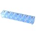 Apex 7-Day Pill Organizer, Ultra Bubble-Lok, 1 organizer (Pack of 2)